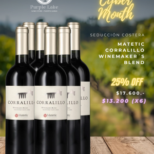 Matetic Corralillo Winemaker´s blend Ensamblaje Gran Reserva 2021 750cc (Caja Cyber Lake)