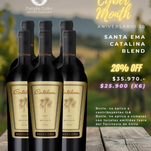 Santa Ema Catalina Ensamblaje Super Premium 2022  750cc (Caja Cyber Lake)