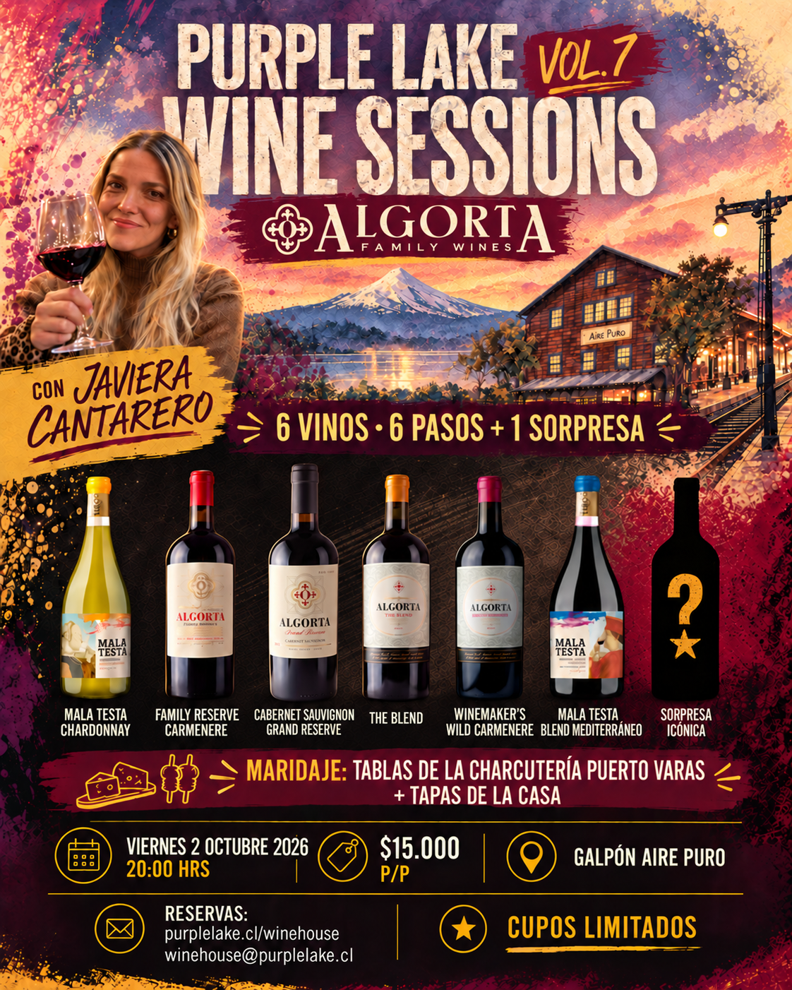 Purple Lake Wine Sessions Vol. 7 - Viña Algorta con Javiera Cantarero